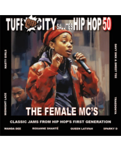 VARIOUS ARTISTS - TUFF CITY SALUTES HIP HOP 50: THE FEMALE MC'S (HALF RED/HALF ORANGE VINYL/7INCH) (RSD)