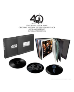 WILLIAMS,JOHN - STAR WARS: A NEW HOPE (LIMITED 3LP BOX/ETCHED SIDE/DEATH STAR HOLOGRAM)