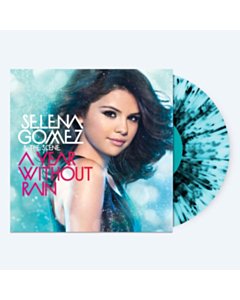 Year Without Rain (Transparent Ice Blue/Black Splatter Vinyl) - Selena & The Scene Gomez