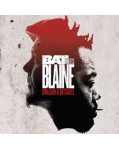 QWAZAAR & BATSAUCE - BAT MEETS BLAINE (10TH ANNIVERSARY EDITION) (RED MEETS BLACK VINYL)