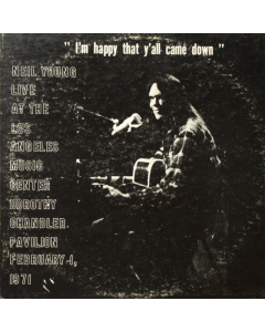 YOUNG,NEIL - DOROTHY CHANDLER PAVILION 1971