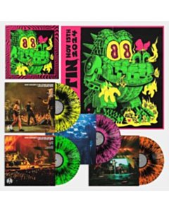 King Gizzard Live In Austin 24 (4Lp/Neon Splatter Vinyl) - King Gizzard & The Lizard Wizard