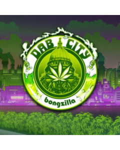 BONGZILLA - DAB CITY (STRIPED VIOLET/WHITE/GREEN VINYL)