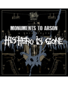 VARIOUS ARTISTS - MONUMENTS TO ARSON: A TRIBUTE TO HIS HERO IS GONE (BLACK & WHITE MARBLE VINYL)
