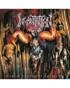 INCANTATION - MORTAL THRONE OF NAZARENE (REISSUE) (CUSTOM RIPPLE VINYL)