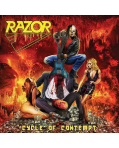 RAZOR - CYCLE OF CONTEMPT (NEON YELLOW VINYL)