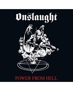 Power From Hell (White / Red Splatter Vinyl) - Onslaught