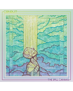 SPILL CANVAS - CONDUIT (HALF PURPLE / HALF CLEAR W/ HEAVY PINK SPLATTER VINYL) (I)
