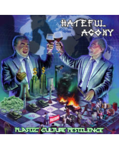 HATEFUL AGONY - PLASTIC CULTURE PESTILENCE (LTD.  BLUE VINYL)