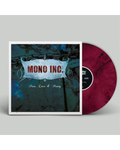 MONO INC - PAIN, LOVE & POETRY (MAGENTA WITH BLACK STREAKS VINYL)