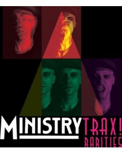 MINISTRY - TRAX RARITIES (BLACK/WHITE/MAGENTA SPLATTER VINYL)
