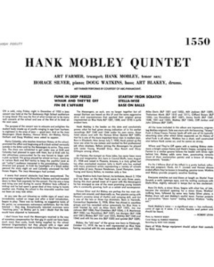 MOBLEY,HANK - HANK MOBLEY QUINTET