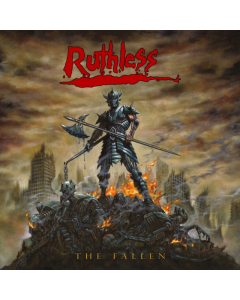 RUTHLESS - FALLEN (RED TRANSPARENT / BLUE MARBLED VINYL)