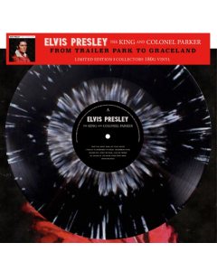 PRESLEY,ELVIS - FROM TRAILER PARK TO GRACELAND (BLACK & WHITE SPLATTER VINYL)