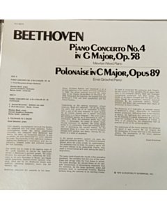 Preowned - Ludwig van Beethoven - Piano Concerto No. 4 In G Major, Op.58 / Polonaise In C Major, Opus 89