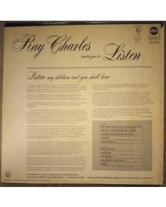 Preowned - Ray Charles - Invites You To Listen