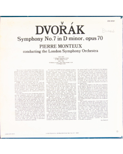 Preowned - Antonín Dvořák - Pierre Monteux, London Symphony Orchestra - Symphony No. 7 In D Minor Op. 70