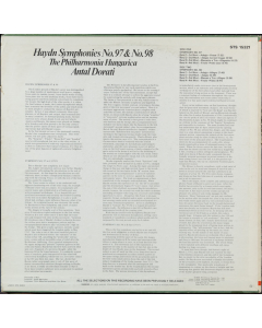 Preowned - Joseph Haydn, Antal Dorati, Philharmonia Hungarica - Symphonies No. 97 And No. 98