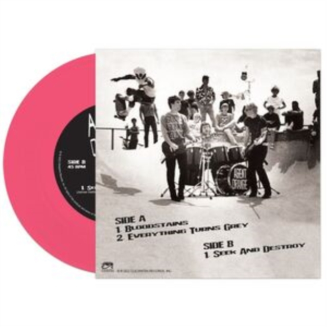 AGENT ORANGE - BLOODSTAINS (PINK 7INCH)