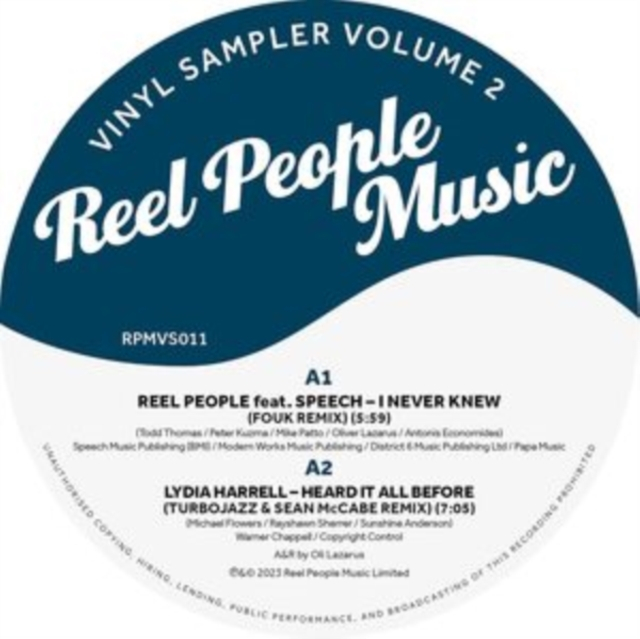 VARIOUS ARTISTS - REEL PEOPLE MUSIC: VINYL SAMPLER VOL. 2