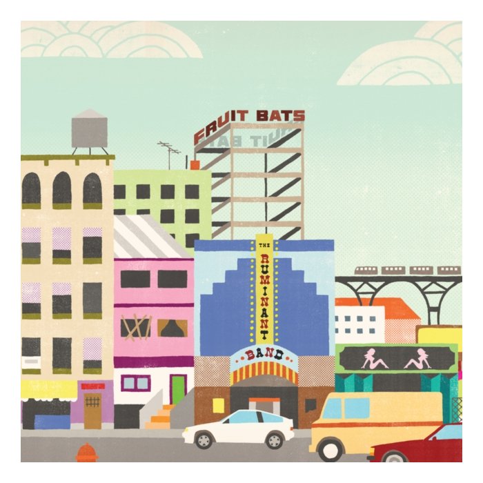 FRUIT BATS - RUMINANT BAND (PINK VINYL)