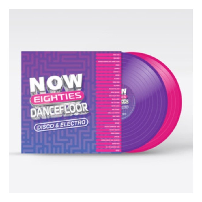 VARIOUS ARTISTS - NOW! THAT'S WHAT I CALL 80S DANCEFLOOR: DISCO & ELECTRO (2LP/1-PURPLE/1-PINK VINYL)