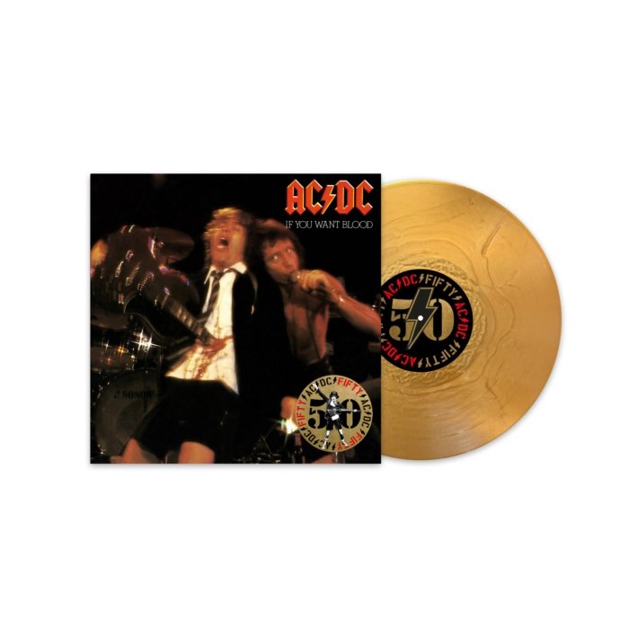 AC/DC - IF YOU WANT BLOOD YOU’VE GOT IT (50TH ANNIVERSARY/GOLD COLOR VINYL)