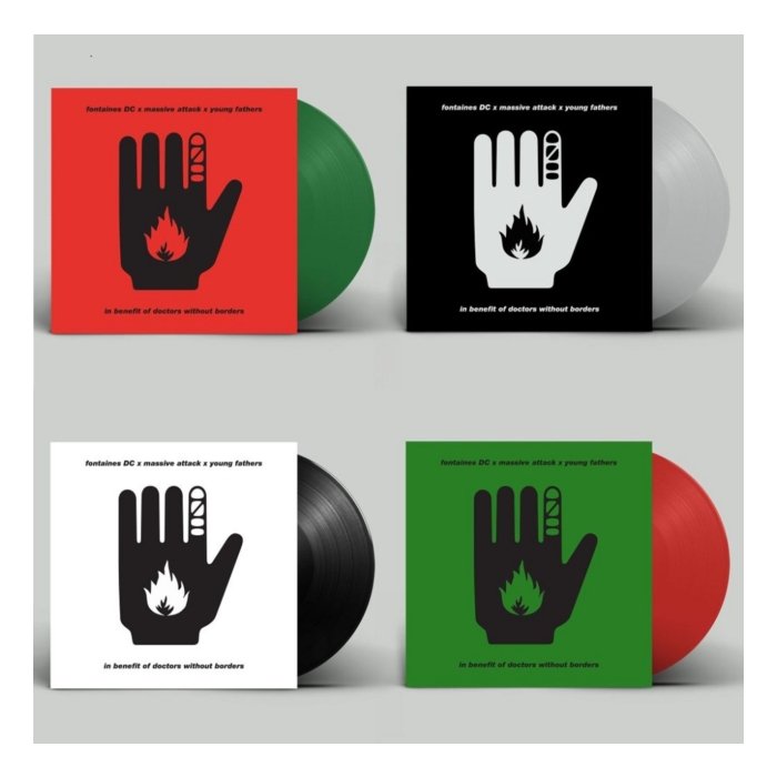 FONTAINES DC X MASSIVE ATTACK X YOUNG FATHERS - CEASEFIRE: IN BENEFIT OF DOCTORS WITHOUT BORDERS (RANDOM COLORED VINYL)