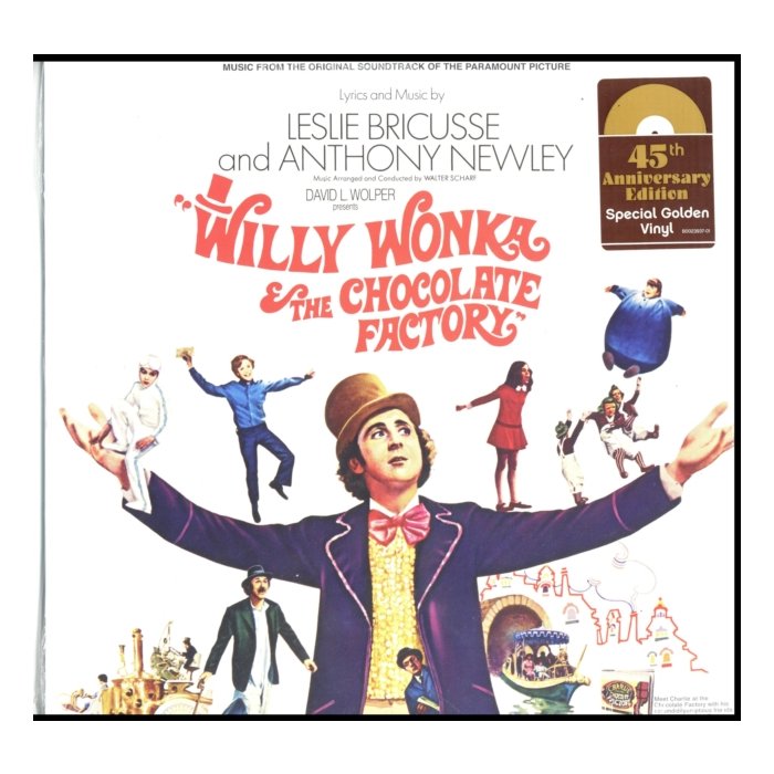 WILLY WONKA & THE CHOCOLATE FACTORY O.S.T. - WILLY WONKA & THE CHOCOLATE FACTORY (GOLD VINYL) O.S.T.