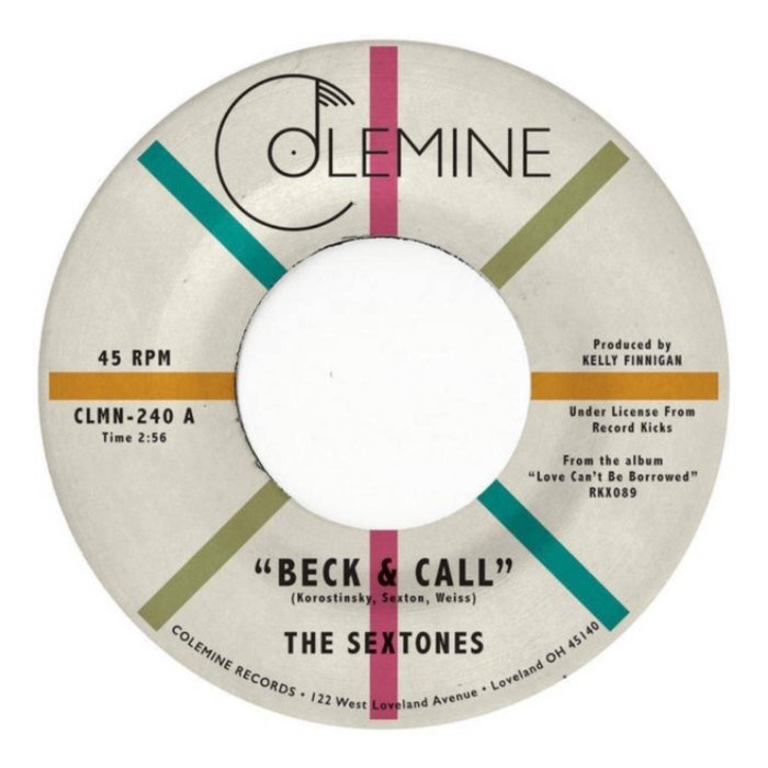 SEXTONES - BECK & CALL / DAYDREAMING (OPAQUE PINK 7INCH)