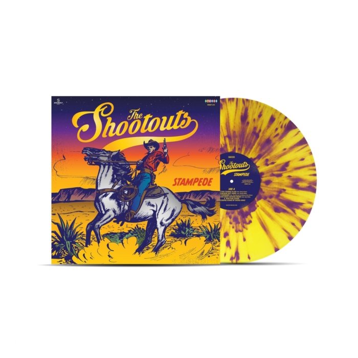 SHOOTOUTS - STAMPEDE (YELLOW & DEEP PURPLE SPLATTER VINYL) (I)