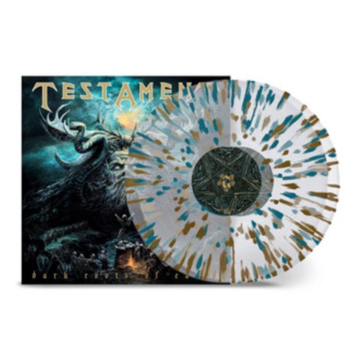 TESTAMENT - DARK ROOTS OF EARTH (CLEAR GOLD GREEN SPLATTER VINYL/2LP)