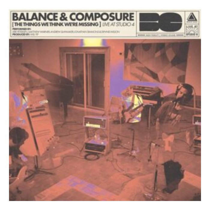 BALANCE & COMPOSURE - THINGS WE THINK WE'RE MISSING LIVE AT STUDIO 4 (PINK W/ PURPLE & CREAM SWIRL VINYL)