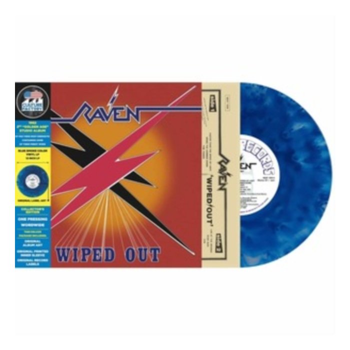 RAVEN - WIPED OUT (BLUE SMOKE VINYL)