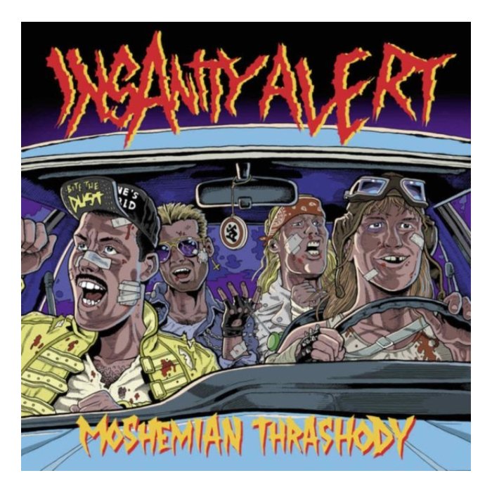 INSANITY ALERT - MOSHEMIAN THRASHODY (CRYSTAL CLEAR VINYL W/ ORANGE