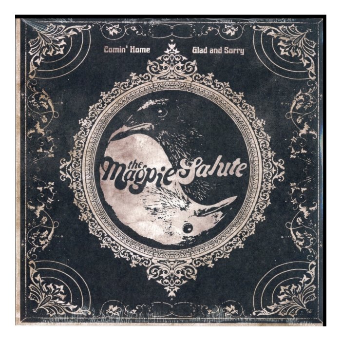 MAGPIE SALUTE - COMIN' HOME / GLAD & SORRY (BLACK & WHITE MARBLE VINYL)