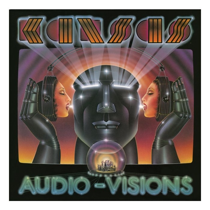 KANSAS - AUDIO VISIONS (TRANSLUCENT BLUE SWIRL VINYL/180G/GATEFOLD/POSTER/LIMITED)