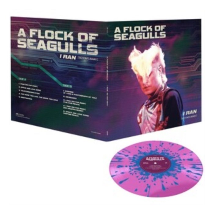 FLOCK OF SEAGULLS - I RAN (SO FAR AWAY) (PINK & BLUE SPLATTER VINYL)