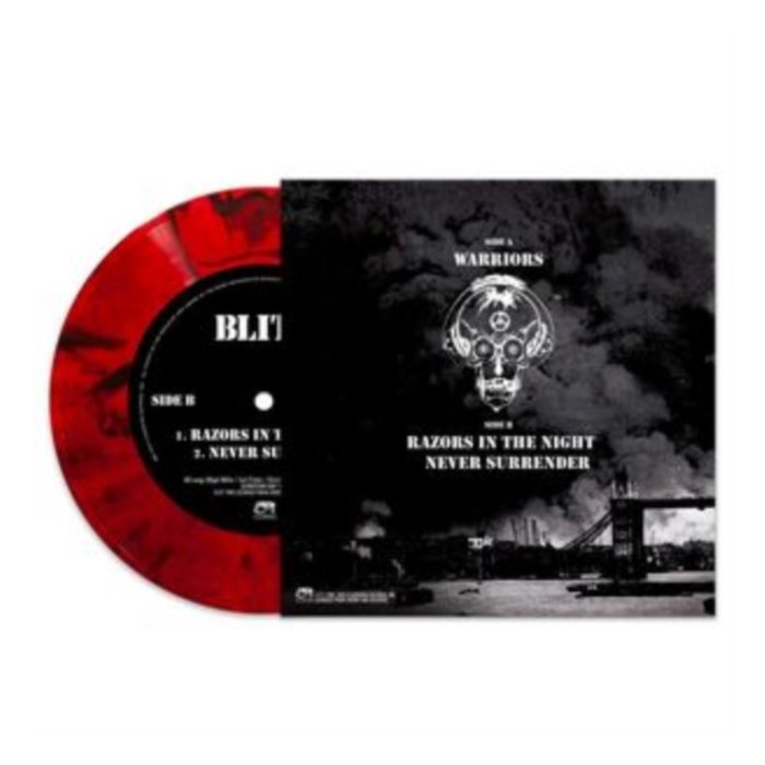 BLITZ - WARRIORS (RED MARBLE 7INCH)