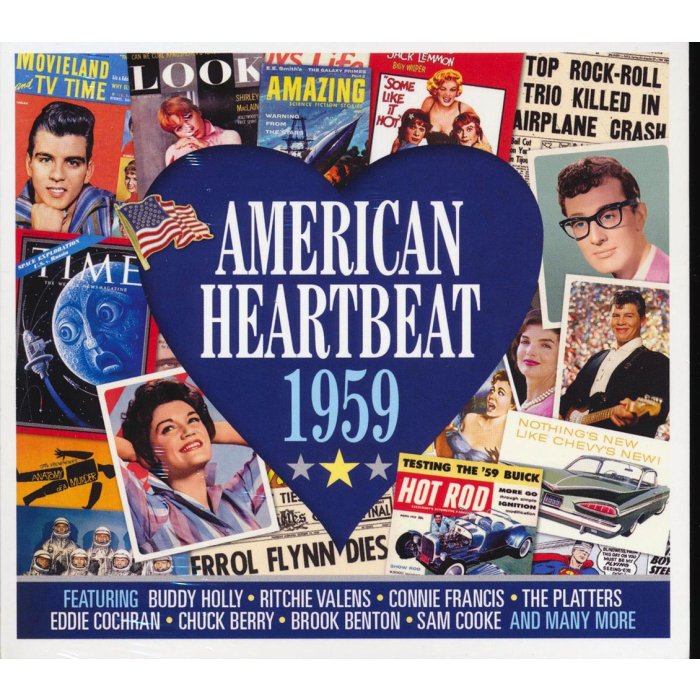 Various - American Heartbeat 1959 (50 tracks) (2xCD) (deluxe 3-fold digipak)