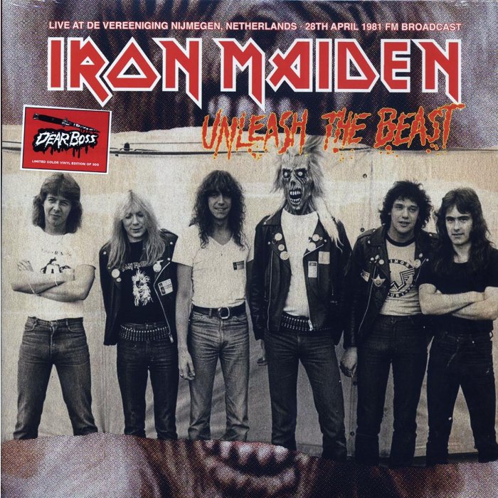 Iron Maiden - Unleash The Beast: Live At De Vereeniging Nijmegen, Netherlands 28th April 1981 FM Broadcast (ltd. 300 copies made) (colored vinyl)