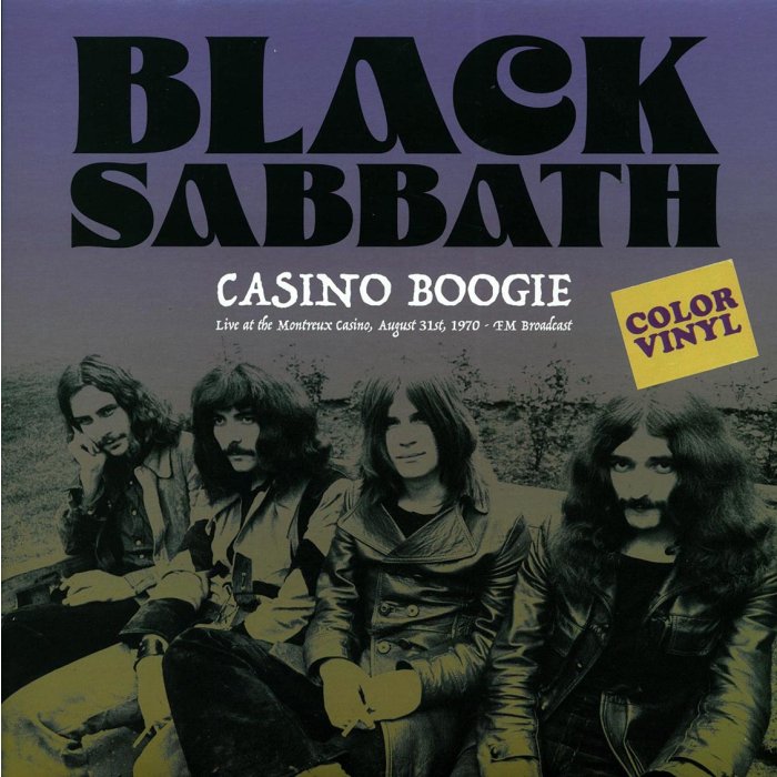 Black Sabbath - Casino Boogie: Live At The Montreux Casino, August 31st 1970 FM Broadcast (colored vinyl)