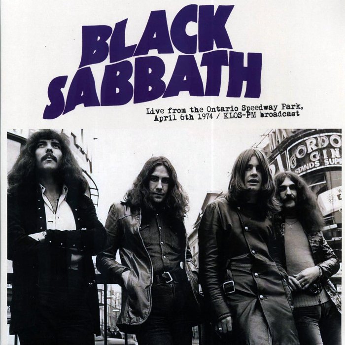 Black Sabbath - Live From The Ontario Speedway Park, April 6th 1974: KLOS-FM Broadcast (ltd. 500 copies made) (pink vinyl)