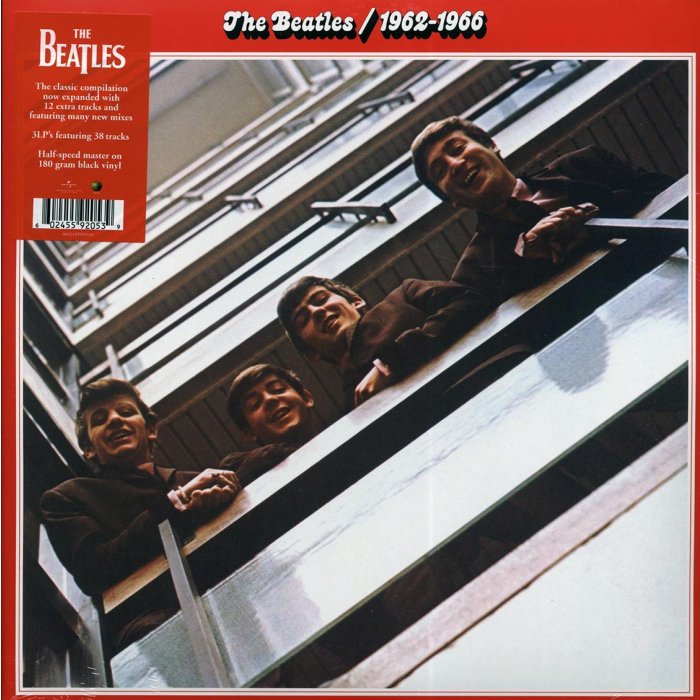 The Beatles - 1962-1966 (The Red Album) (2023 German Pressing) (+ 13 bonus tracks) (3xLP) (180g) (remastered)