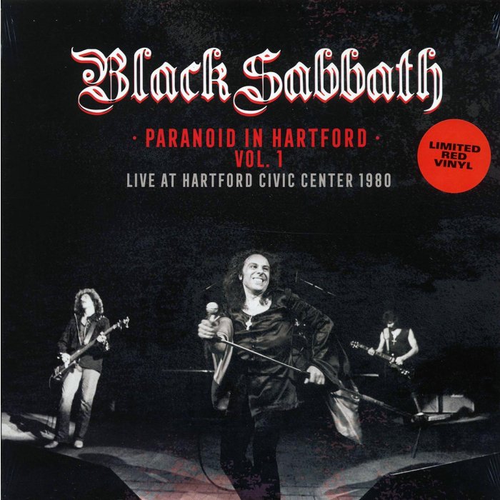 Black Sabbath - Paranoid In Hartford Volume 1: Live At Hartford Civic Center, Hartford Connecticut August 10th 1980 (red vinyl)