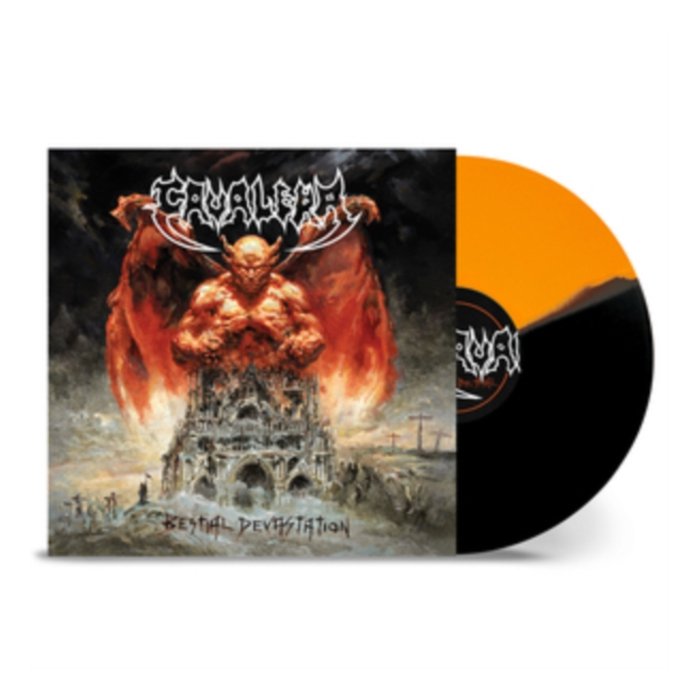 CAVALERA - BESTIAL DEVASTATION (ORANGE BLACK SPLIT VINYL) (EP)