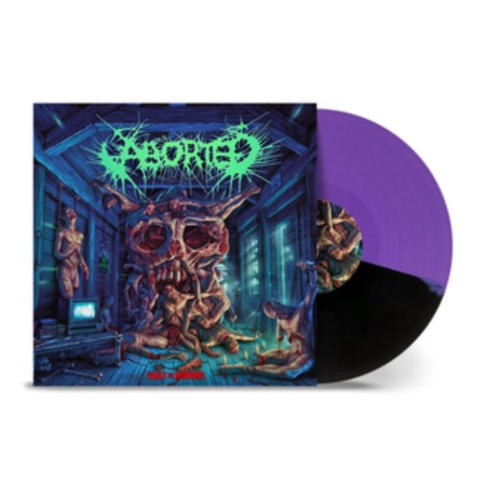 ABORTED - VAULT OF HORRORS (PURPLE BLACK SPLIT VINYL)