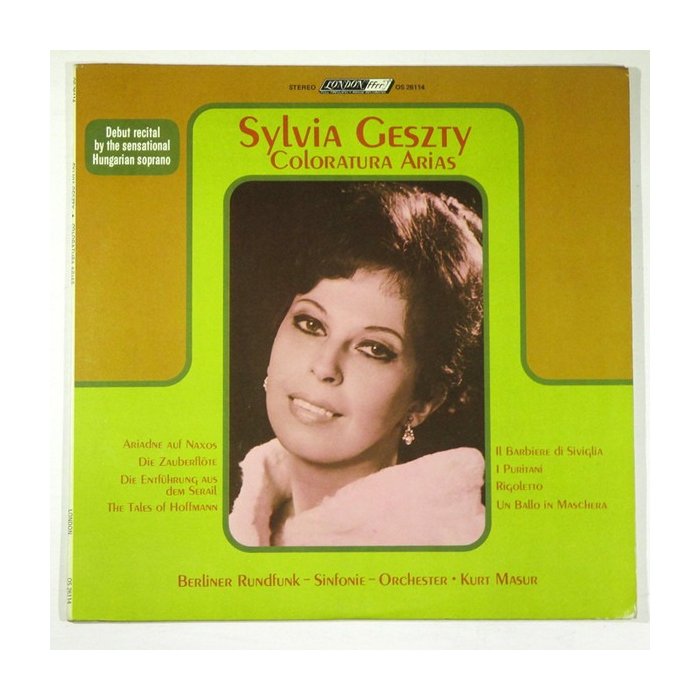 Preowned - Sylvia Geszty - Coloratura Arias (LP, Album) (Very Good Plus (VG+))