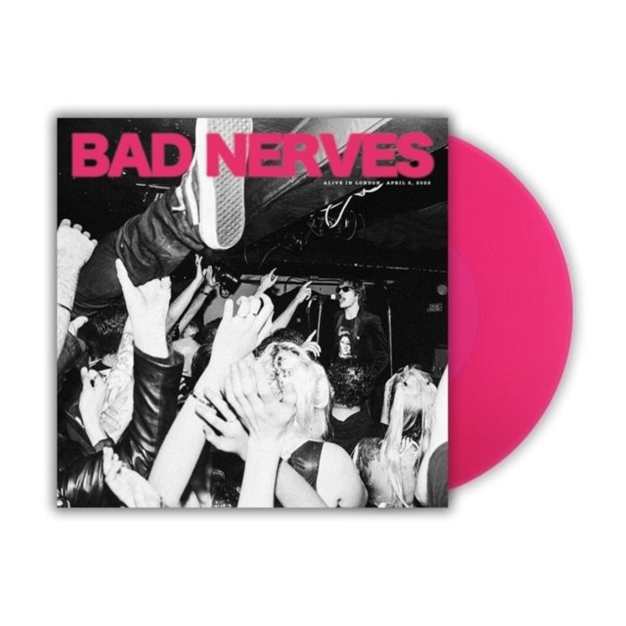 BAD NERVES - ALIVE IN LONDON (TRANSPARENT MAGENTA VINYL)