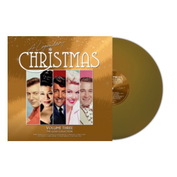 VARIOUS ARTISTS - LEGENDARY CHRISTMAS - VOLUME THREE - GOLD COLLECTION (GOLD VINYL)